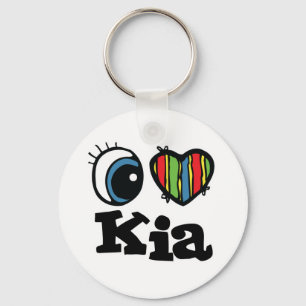 I Heart (Love) Kia Key Ring