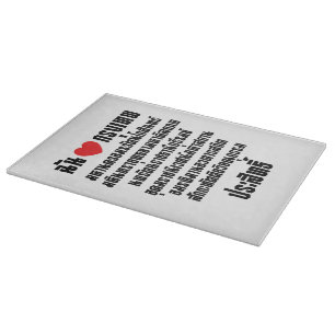 I Heart [Love] Krung Thep Maha Nakhon ... Cutting Board