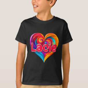 I Heart Love Lacie First Name T-Shirt
