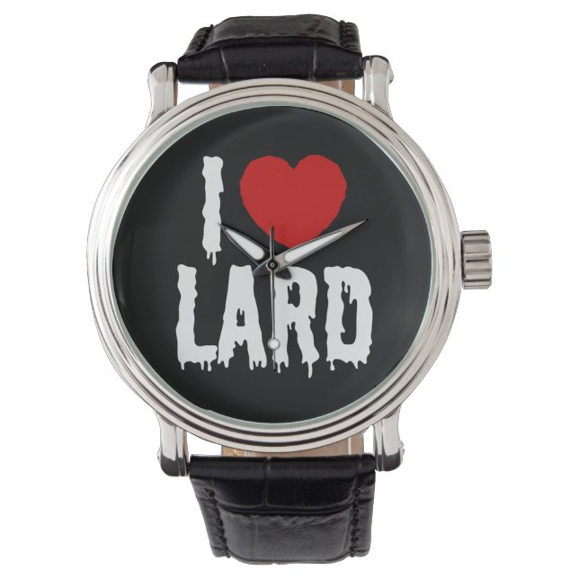 I HEART [LOVE] LARD WATCH (Front)
