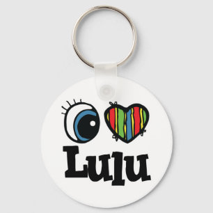 I Heart (Love) Lulu Key Ring