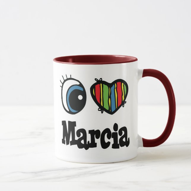 I Heart (Love) Marcia Mug (Right)