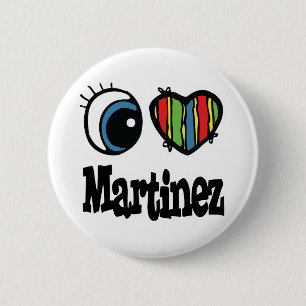 I Heart (Love) Martinez 6 Cm Round Badge