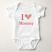 I Heart Love Mummy Infant T-Shirts