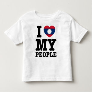 I Heart (Love) My Lao People Toddler T-Shirt