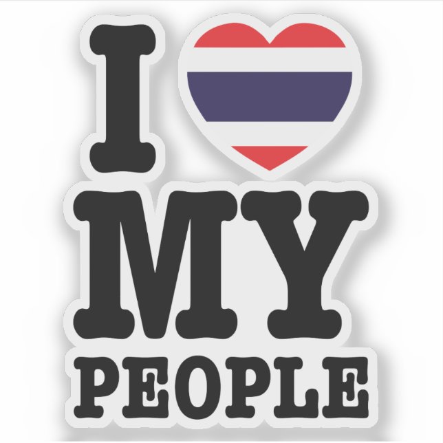 I Heart (Love) My Thai People (Front)