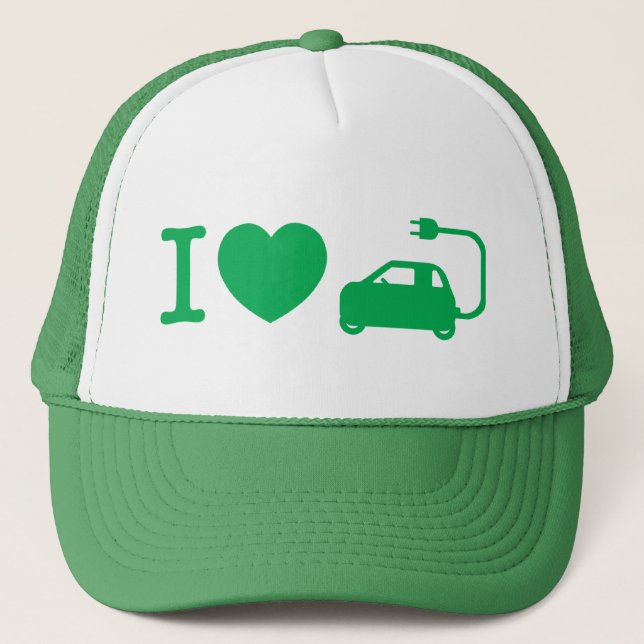 I Heart {Love} NEVs Trucker Hat (Front)
