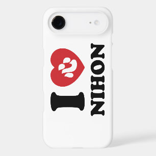 I HEART [LOVE] NIHON Case-Mate iPhone CASE