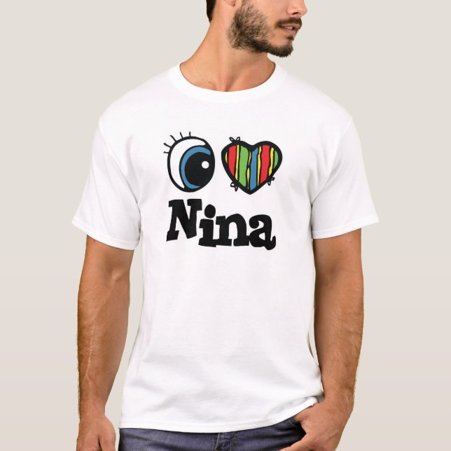 I Heart (Love) Nina T-Shirt (Front)
