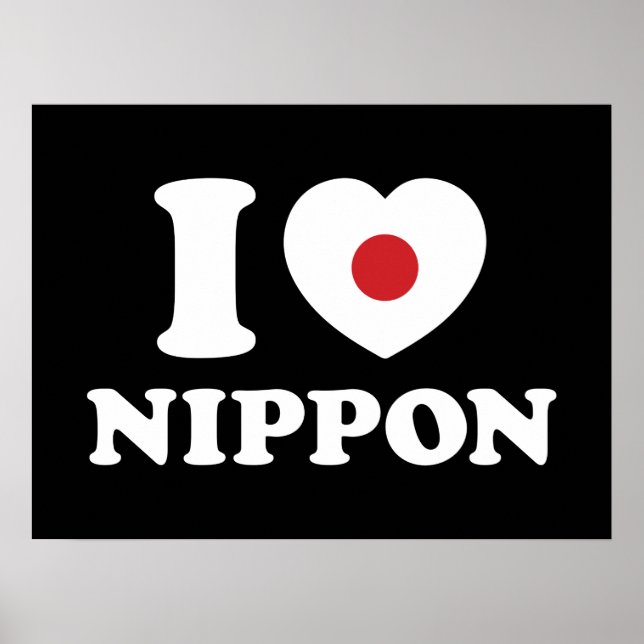 I HEART [LOVE] NIPPON POSTER (Front)