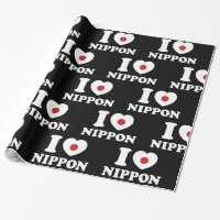 I HEART [LOVE] NIPPON WRAPPING PAPER