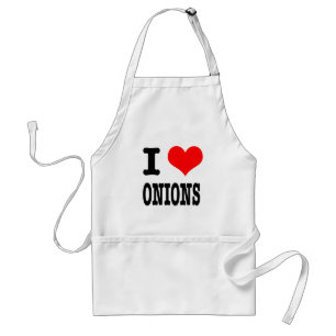 I HEART (LOVE) ONIONS STANDARD APRON