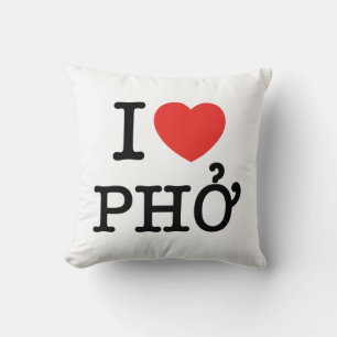 I Heart (Love) Pho Cushion
