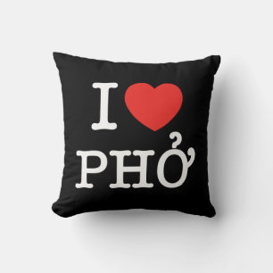 I Heart (Love) Pho Cushion