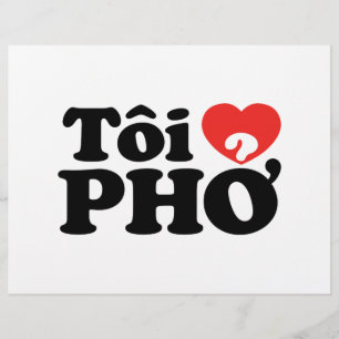 I Heart (Love) Pho (Tôi ❤ PHỞ) Vietnamese Language