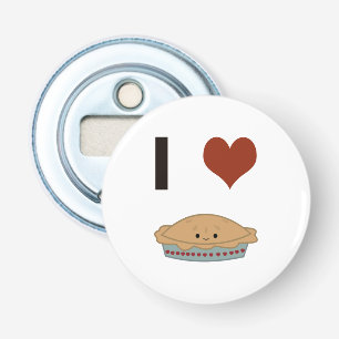 I heart (love) Pie Bottle Opener