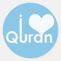 I heart (love) Quran Sticker