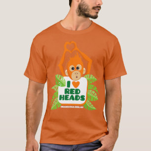 I heart love redheads 5 T-Shirt