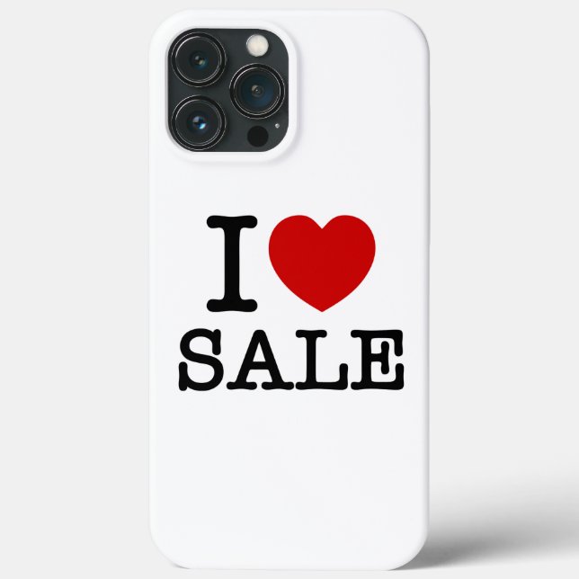 I HEART [LOVE] SALE Case-Mate iPhone CASE (Back)