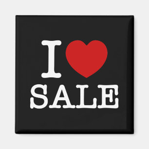I HEART [LOVE] SALE MAGNET