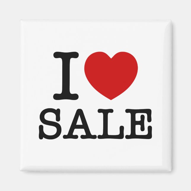 I HEART [LOVE] SALE MAGNET (Front)