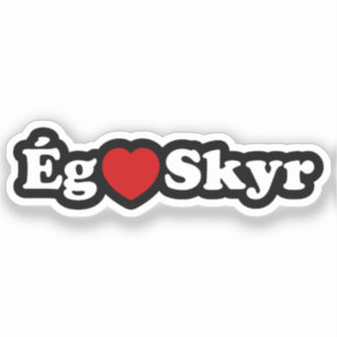 I Heart (Love) Skyr [Ég Elska Skyr] Icelandic