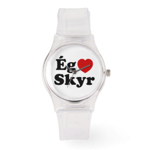 I Heart (Love) Skyr [Ég Elska Skyr] Icelandic Watch