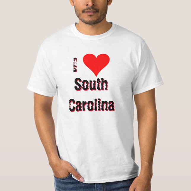 I (Heart) Love South Carolina T-Shirt (Front)