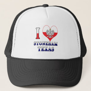 I Heart Love Stoneham Texas Trucker Hat