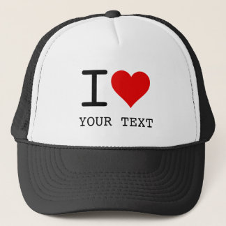 I Heart Love Template Trucker Hat