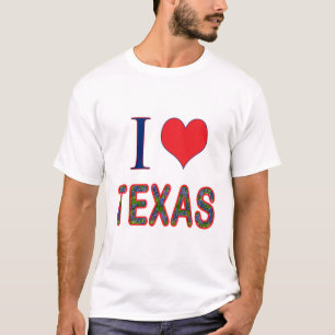 I (Heart) Love Texas Bluebonnet T-Shirt