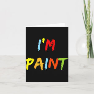 I Heart Love To Finger Paint I'm Paint Cute Couple Card