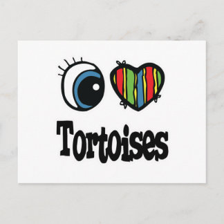I Heart (Love) Tortoises Postcard