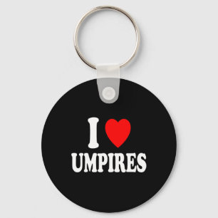 I Heart (love) Umpires Y Hot Attraction Sell Softl Key Ring