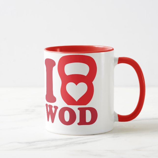 I Heart (Love) WOD - Mug (Right)