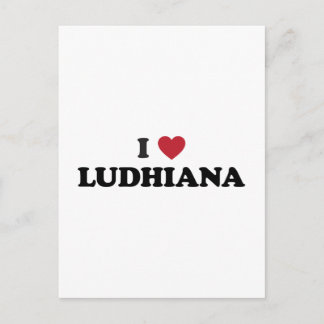 I Heart Ludhiana India Postcard