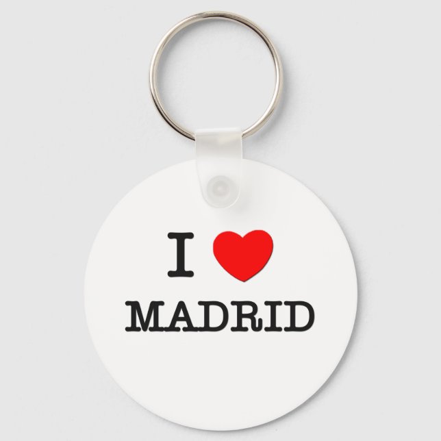 I Heart MADRID Key Ring (Front)