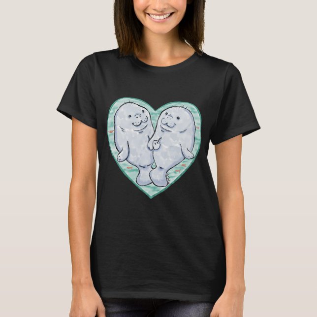 I Heart Manatees T-Shirt (Front)