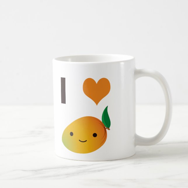 I Heart Mango Coffee Mug (Right)
