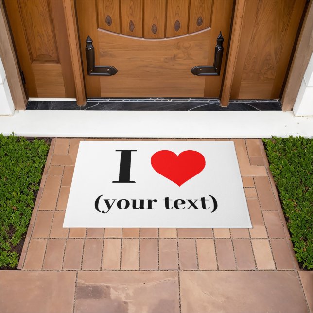 I HEART! Mat - Indoor Outdoor - 24" x 36"  (Outdoor)