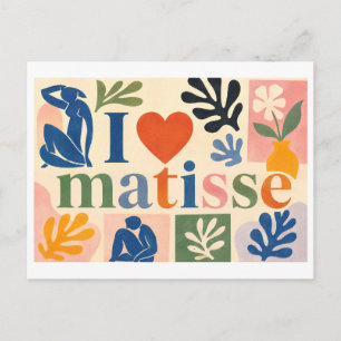 "I [Heart] Matisse" Postcard