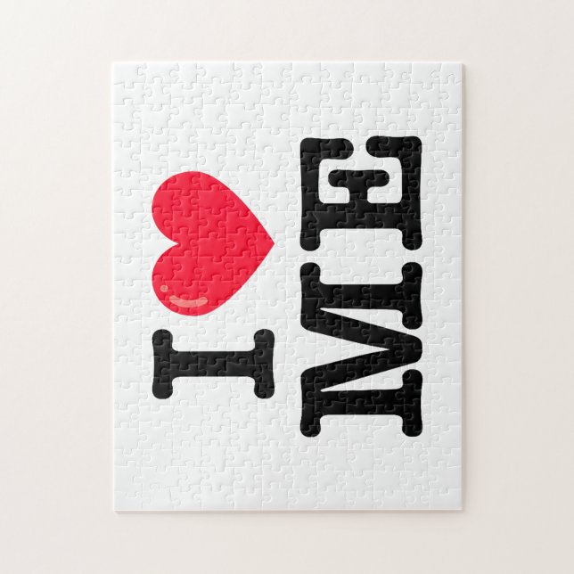 I Heart ME Classic Jigsaw Puzzle (Vertical)