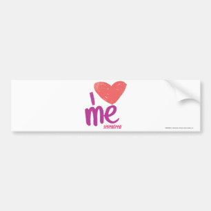 I Heart Me Pink/Purple Bumper Sticker