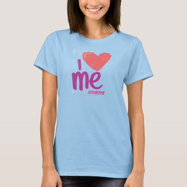 I Heart Me Pink-Purple T-Shirt (Front)