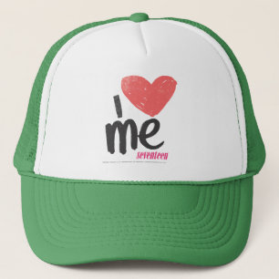I Heart Me Pink Trucker Hat