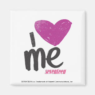 I Heart Me Purple Magnet