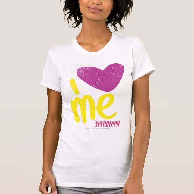 I Heart Me Purple-Yellow T-Shirt (Front)