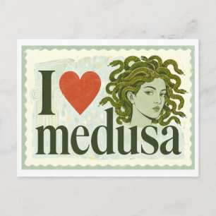 "I [Heart] Medusa" Postcard