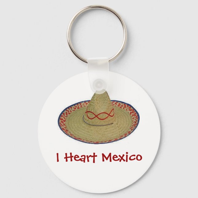I Heart Mexico Key Ring (Front)