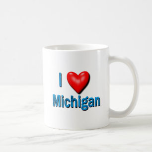 I Heart Michigan Coffee Mug